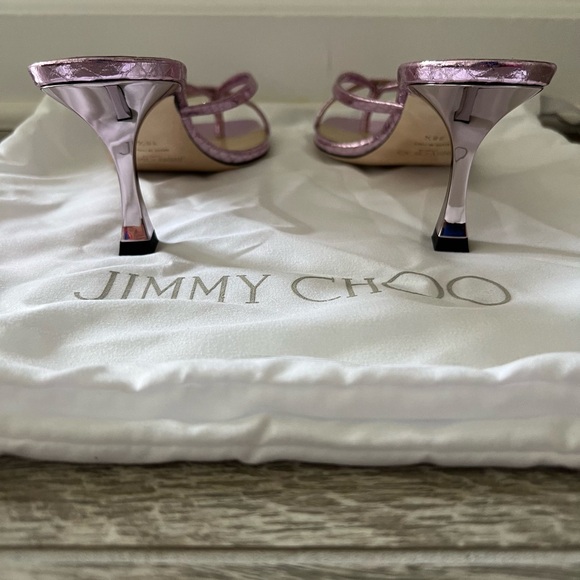 Jimmy Choo snake skin sandals - Picture 4 of 7